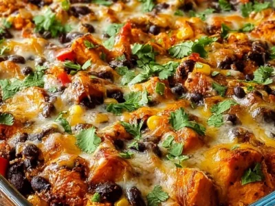 Sweet Potato and Black Bean Casserole
