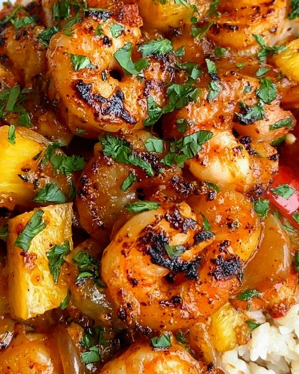 Tropical Shrimp Rice Bowl
