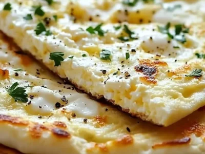 2-Ingredient Cottage Cheese Flatbread