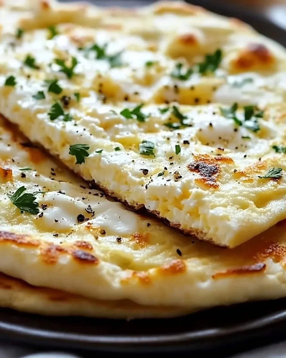 2-Ingredient Cottage Cheese Flatbread