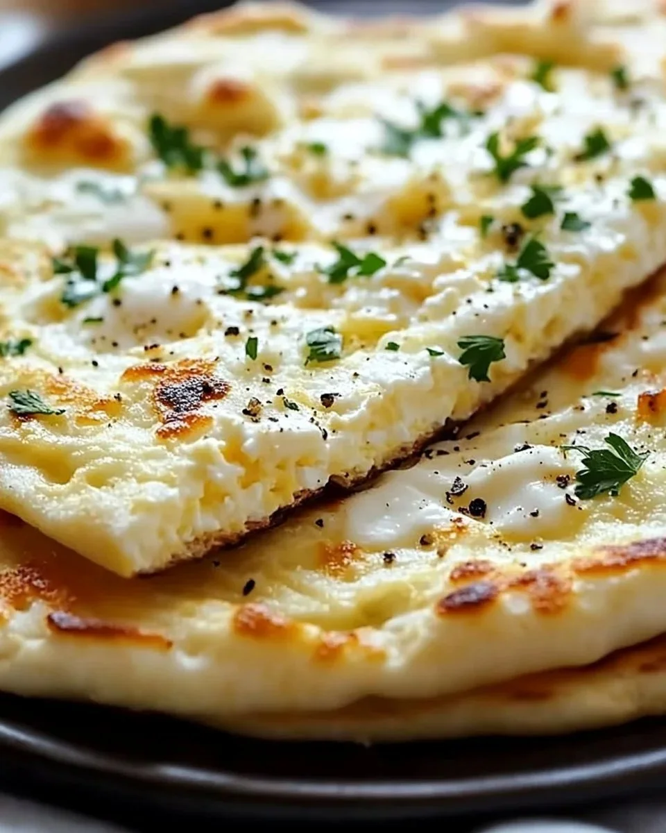 2-Ingredient Cottage Cheese Flatbread