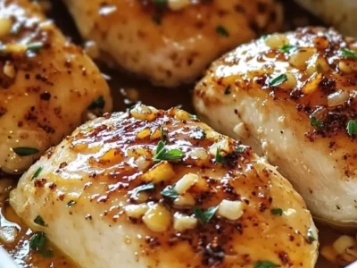 Baked Garlic Brown Sugar Chicken