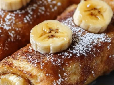 Banana French Toast Roll-Ups