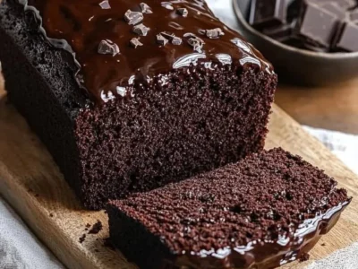 Black Cocoa Loaf Cake