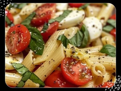 Caprese Pasta with Basil