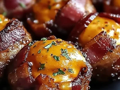 Cheddar-Stuffed BBQ Bacon Bombs