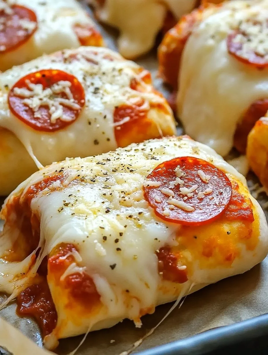 Cheesy Pepperoni Rolls