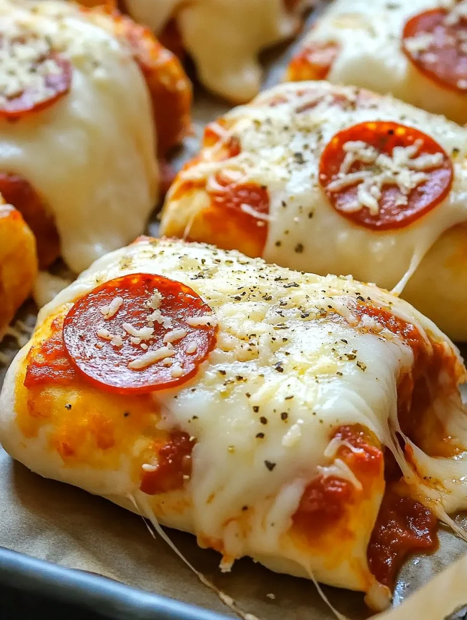 Cheesy Pepperoni Rolls
