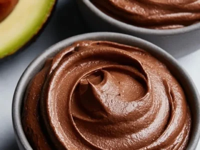 Chocolate Mousse with Avocado and Banana