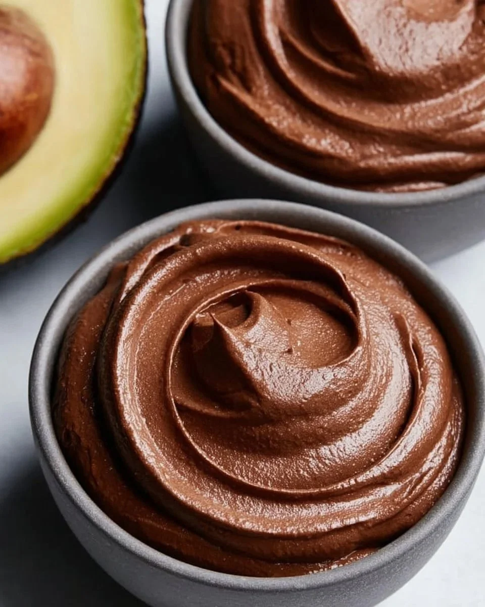 Chocolate Mousse with Avocado and Banana