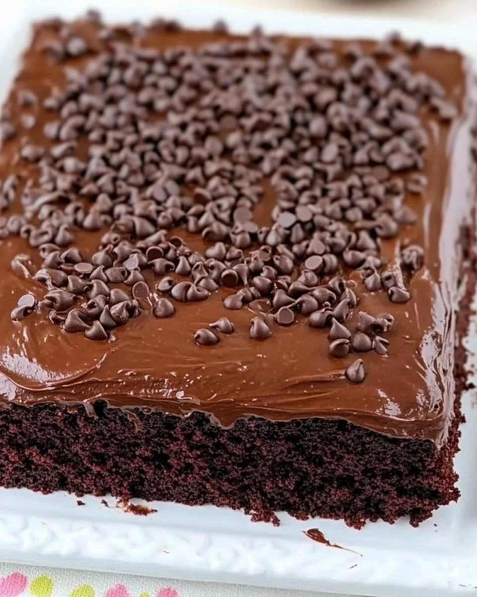Chocolate Sheet Cake