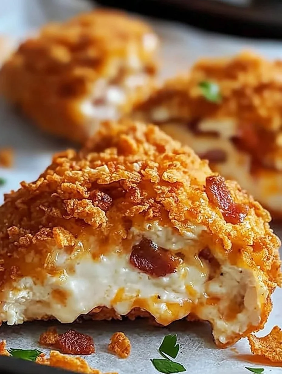 Cream Cheese and Bacon Stuffed Doritos Chicken