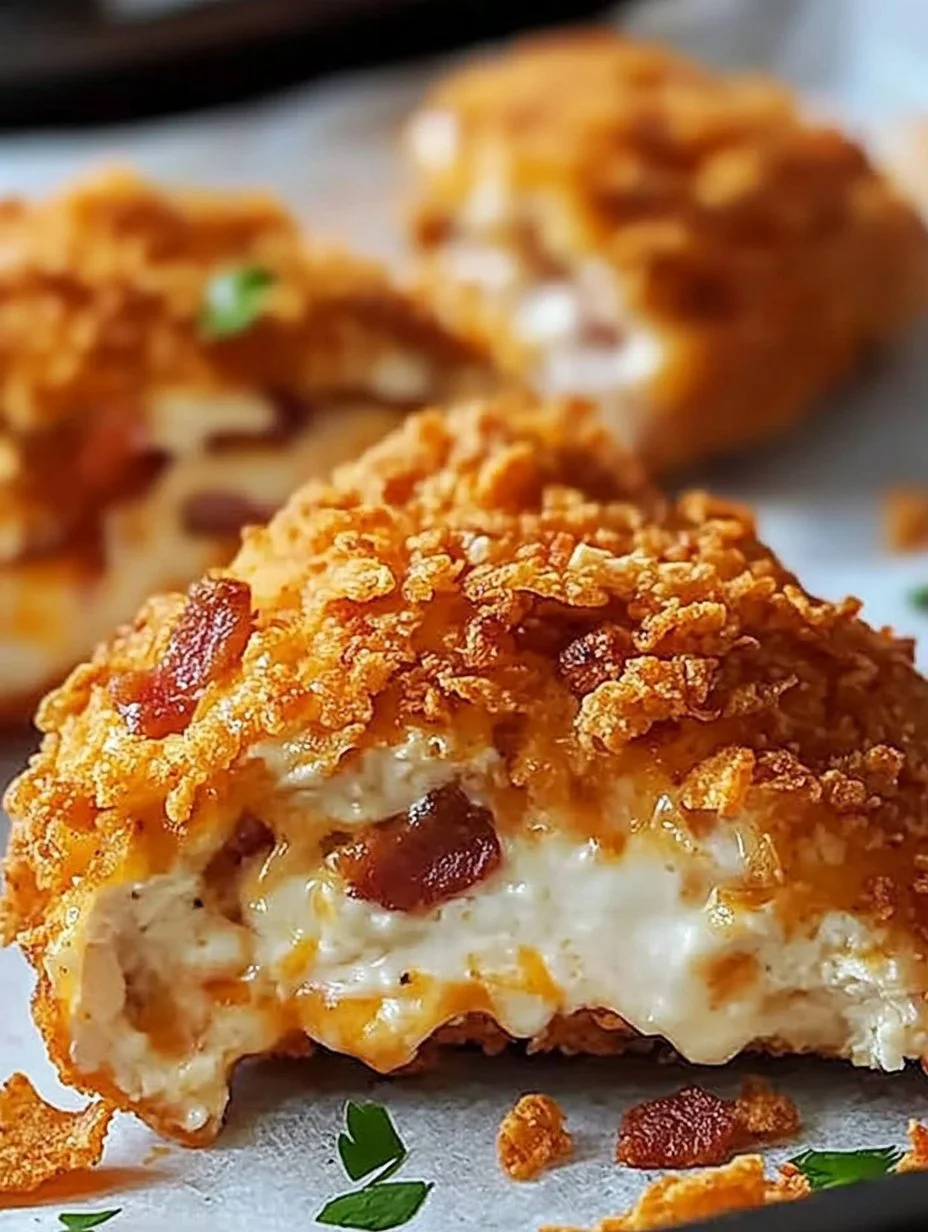 Cream Cheese and Bacon Stuffed Doritos Chicken