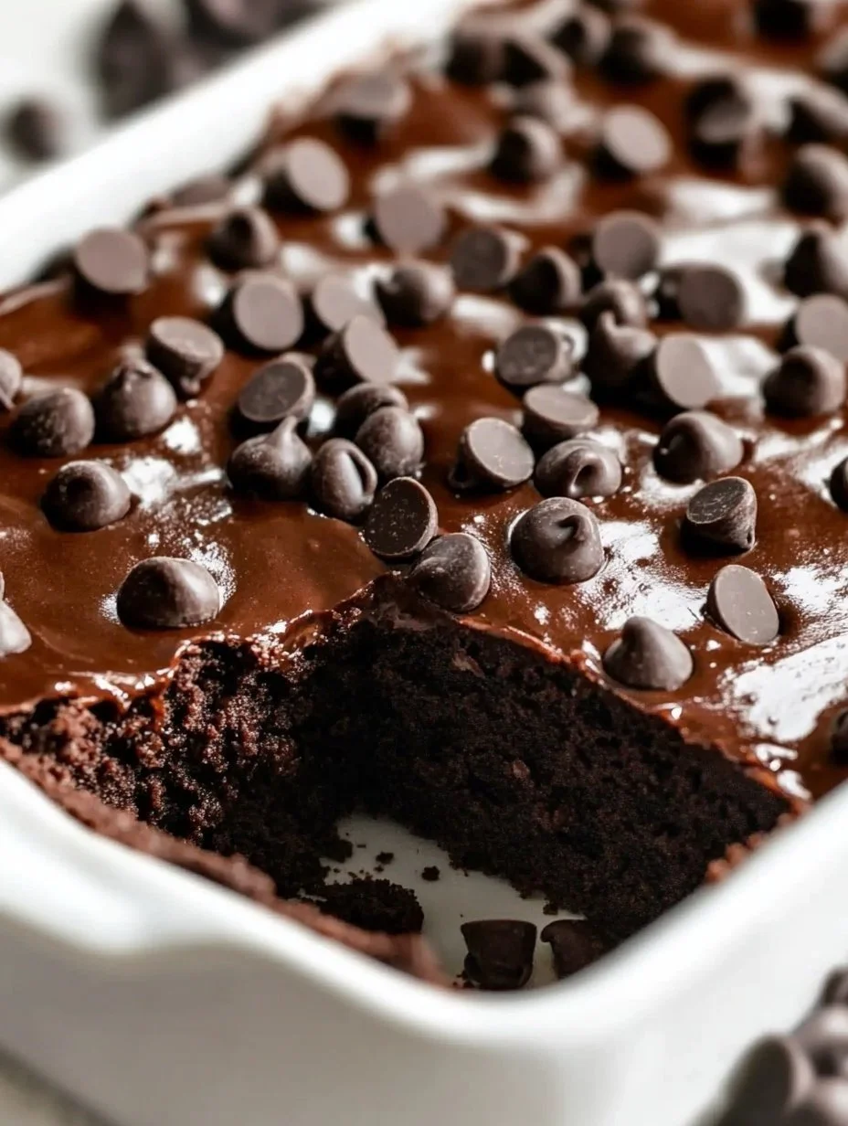 Death by Chocolate Dump Cake