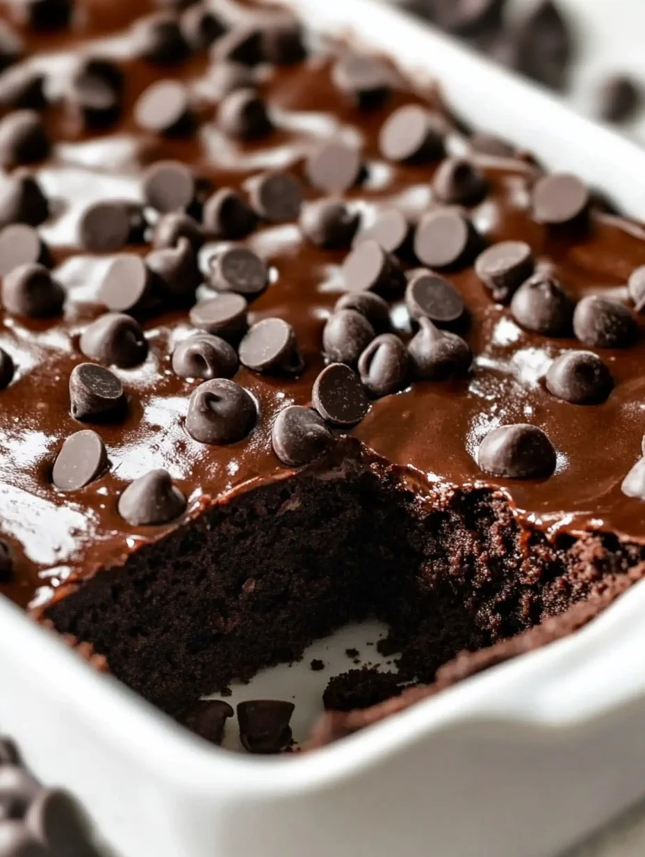 Death by Chocolate Dump Cake