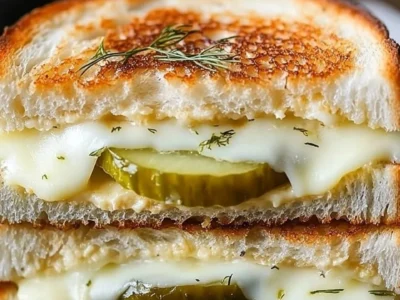 Dill Pickle Grilled Cheese