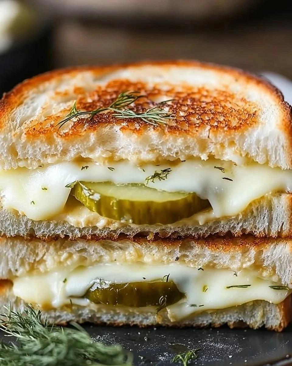 Dill Pickle Grilled Cheese