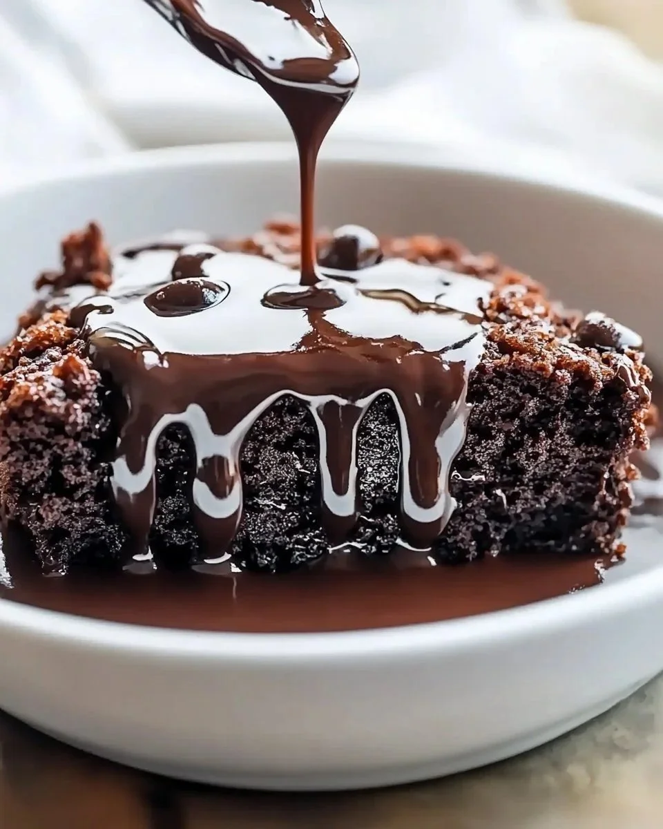 Hot Fudge Chocolate Pudding Cake