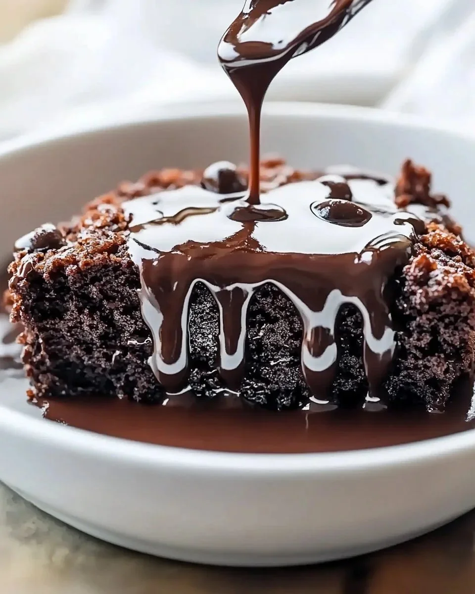 Hot Fudge Chocolate Pudding Cake
