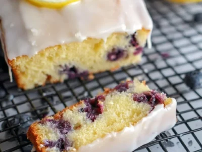 Lemon Blueberry Sheet Cake
