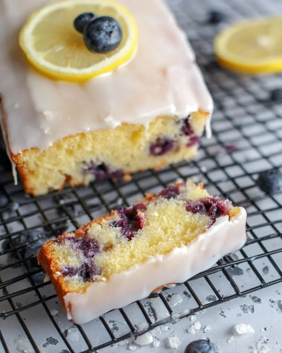 Lemon Blueberry Sheet Cake
