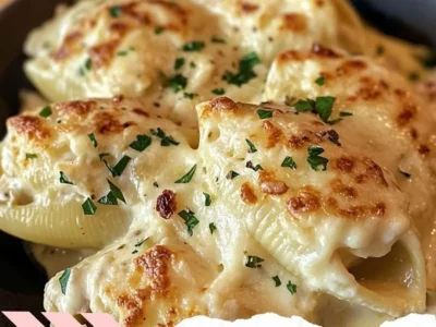 Million Dollar Chicken Alfredo Stuffed Shells