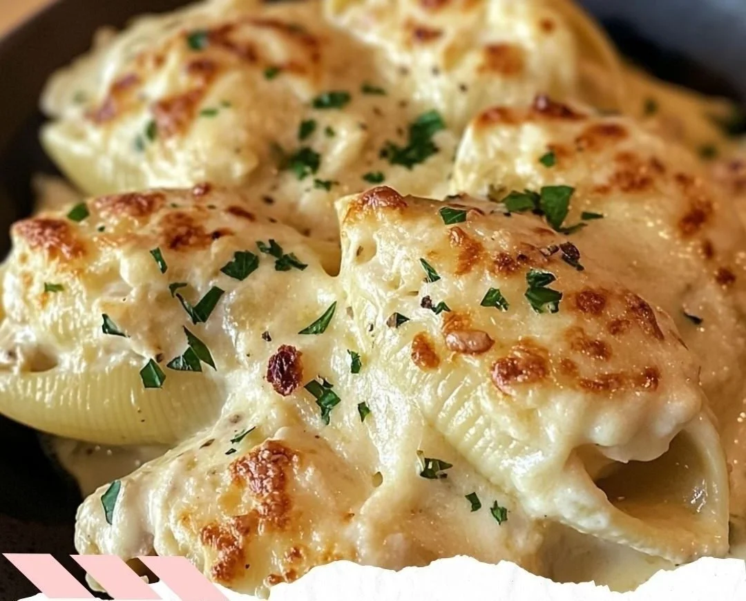Million Dollar Chicken Alfredo Stuffed Shells
