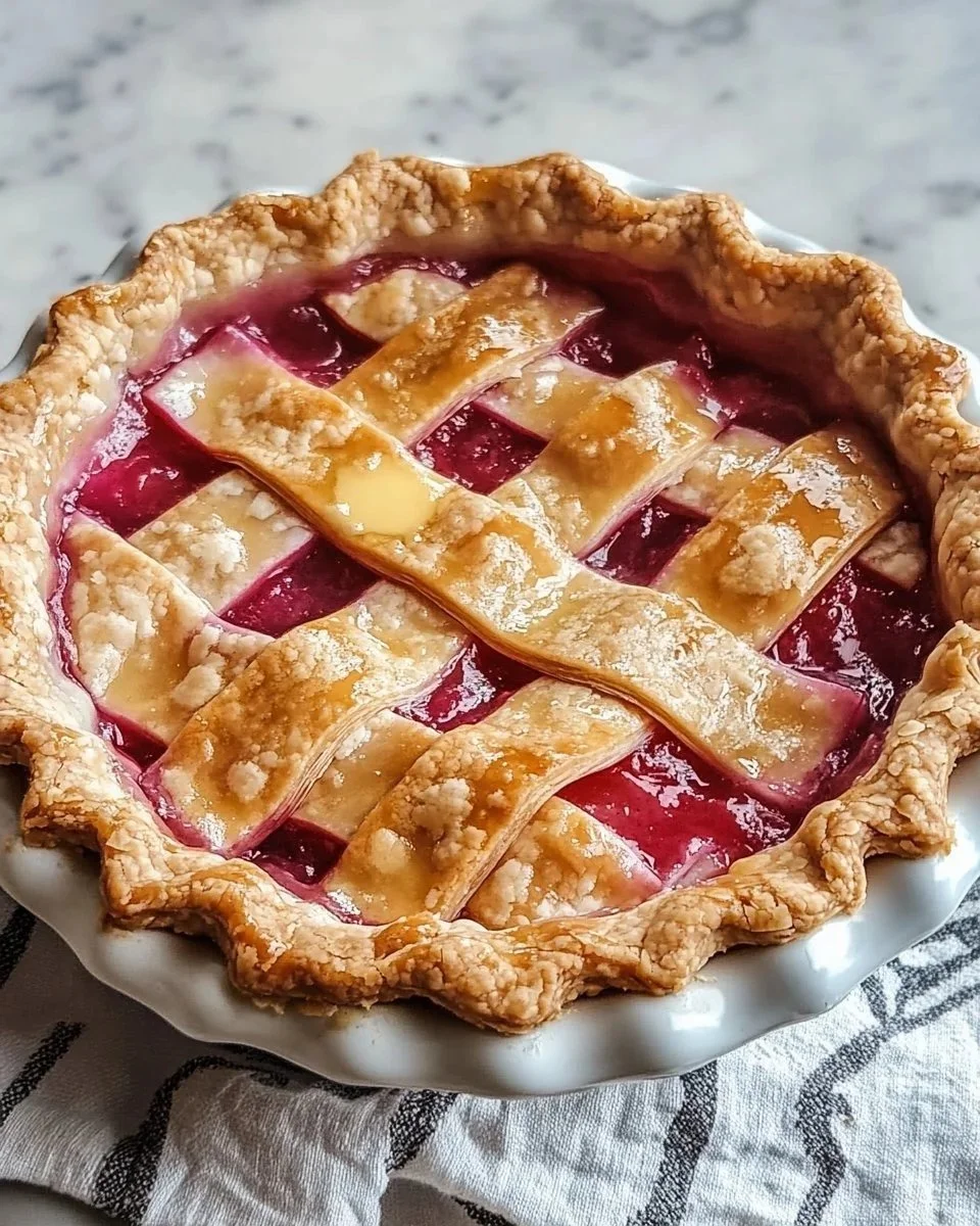 Old-Fashioned Rhubarb Pie