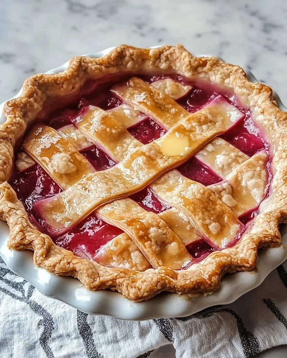 Old-Fashioned Rhubarb Pie