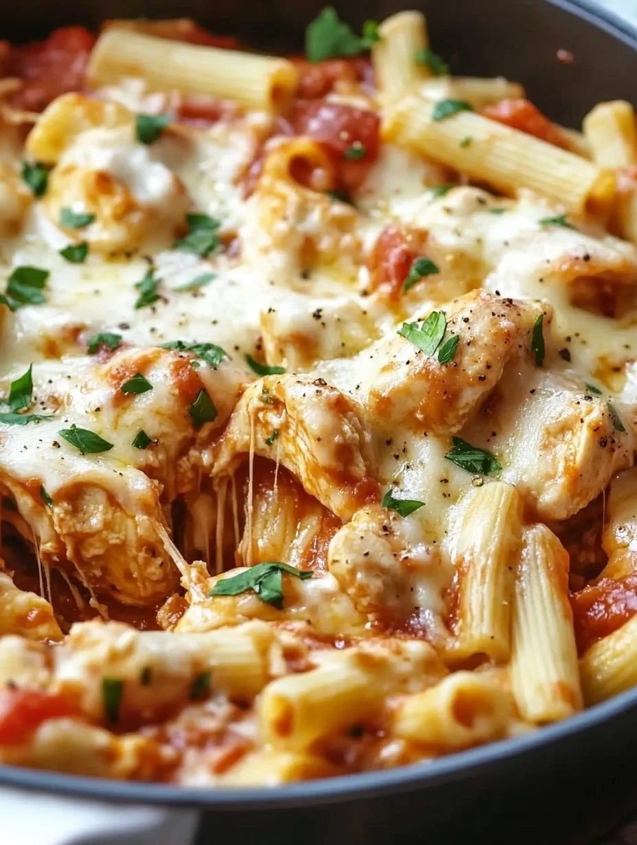 One-Pot Chicken Parmesan Pasta