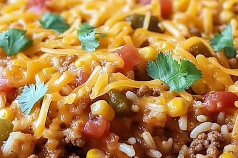 One Pot Mexican Rice Casserole