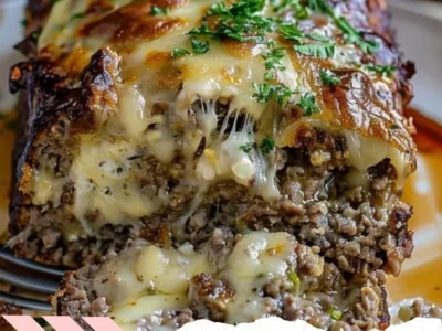 Philly Cheesesteak Meatloaf