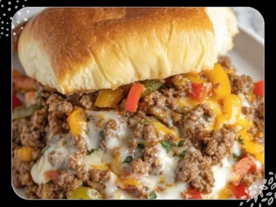 Philly Cheesesteak Sloppy Joes