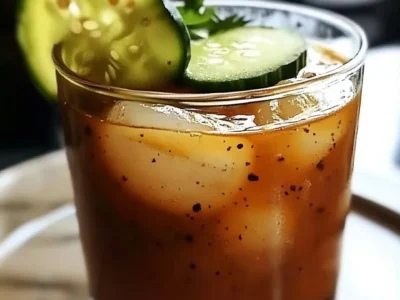 Pickle Bloody Mary Shots