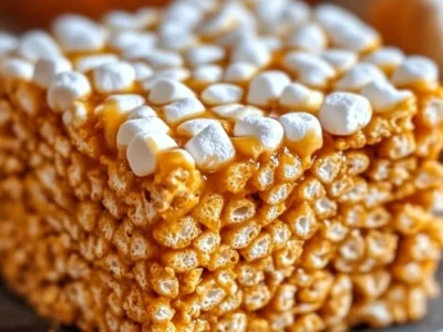Pumpkin Spice Rice Krispie Treats