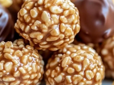 Rice Krispie Peanut Butter Balls