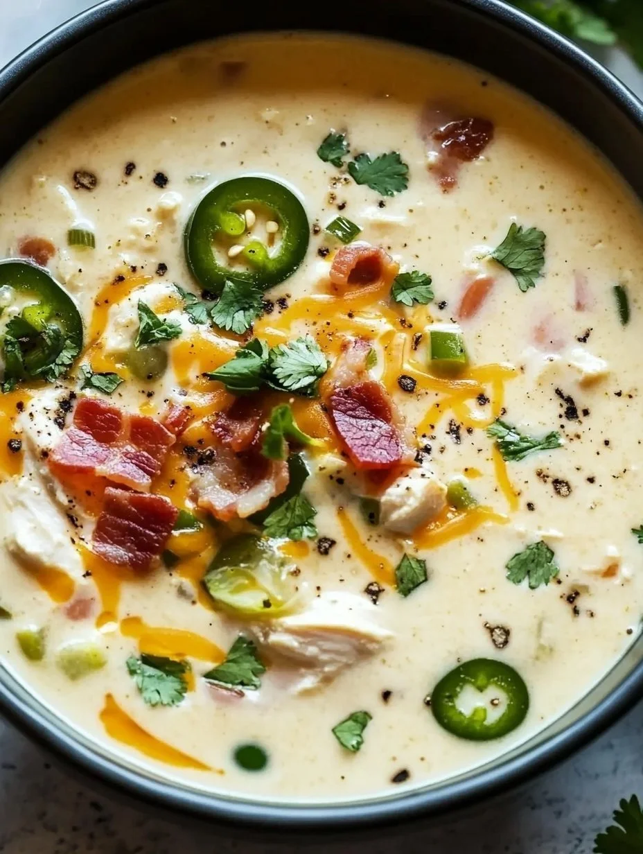 Spicy Jalapeño Popper Soup