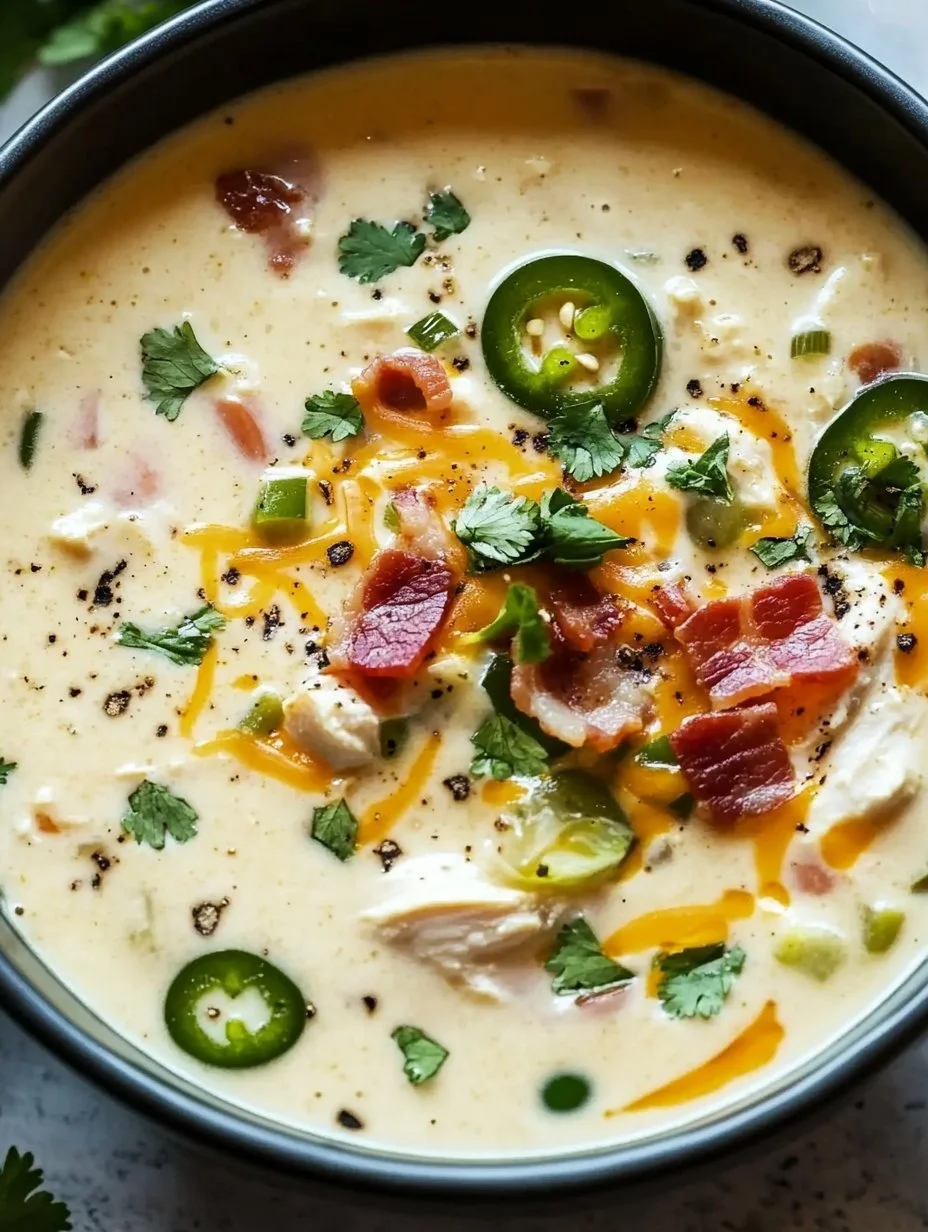 Spicy Jalapeño Popper Soup