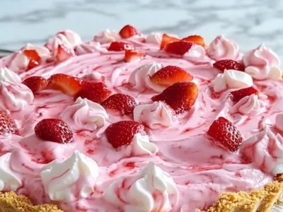 Strawberry Icebox Pie