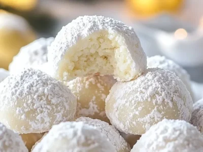 Sweetened Condensed Milk Snowball Cookies