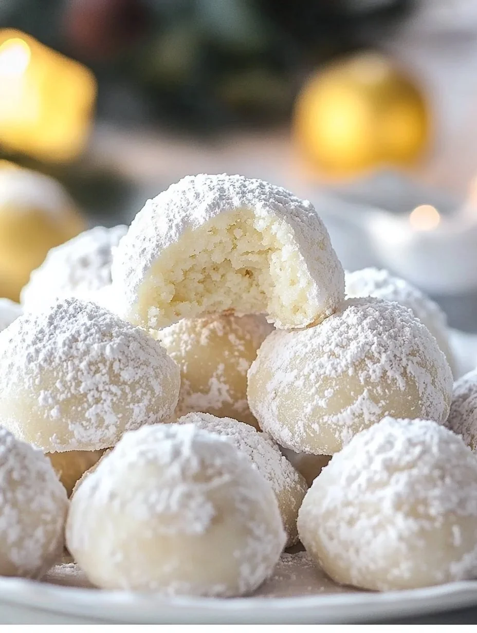Sweetened Condensed Milk Snowball Cookies