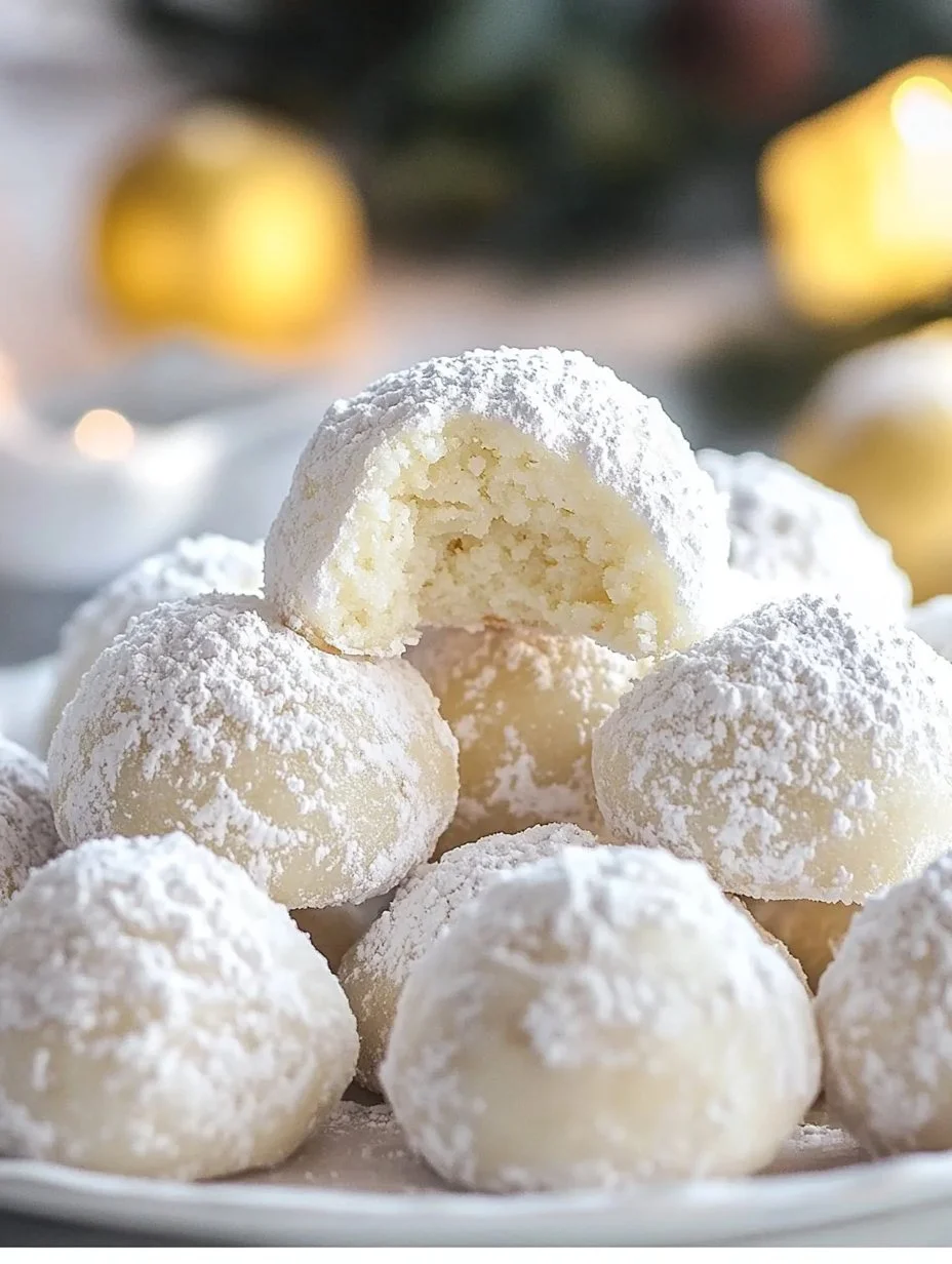 Sweetened Condensed Milk Snowball Cookies