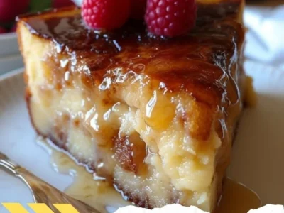 Vanilla Bean Cake with Custard